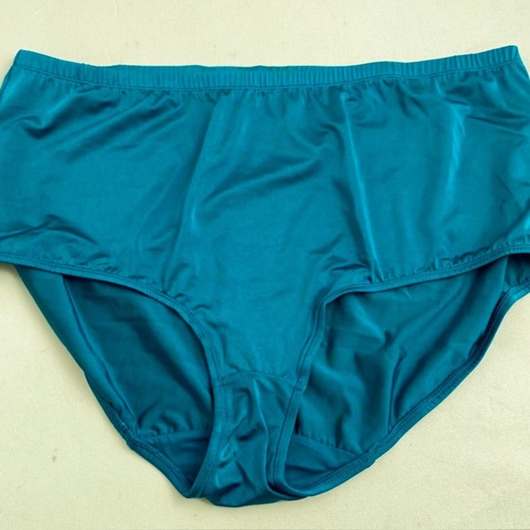 Comfort Choice teal nylon panty size 11 - Picture 1 of 6